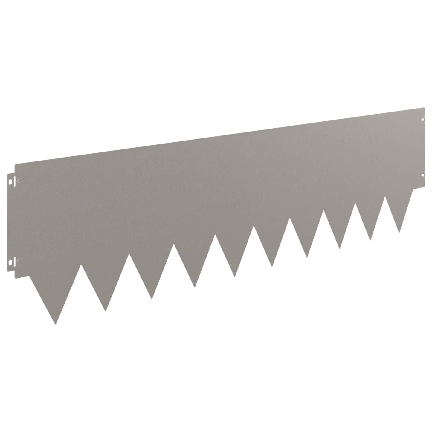 Lawn Edging 20 pcs 103 x 30 cm metal Rusty