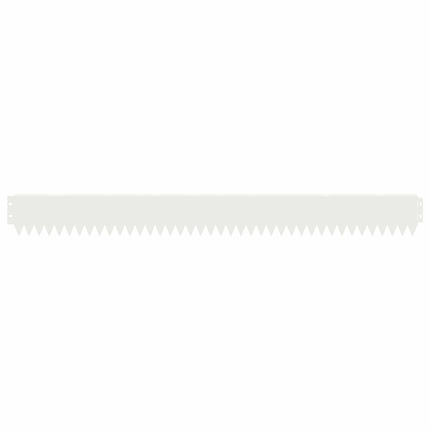 Lawn Edging 20 pcs 103 x 10 cm Steel White