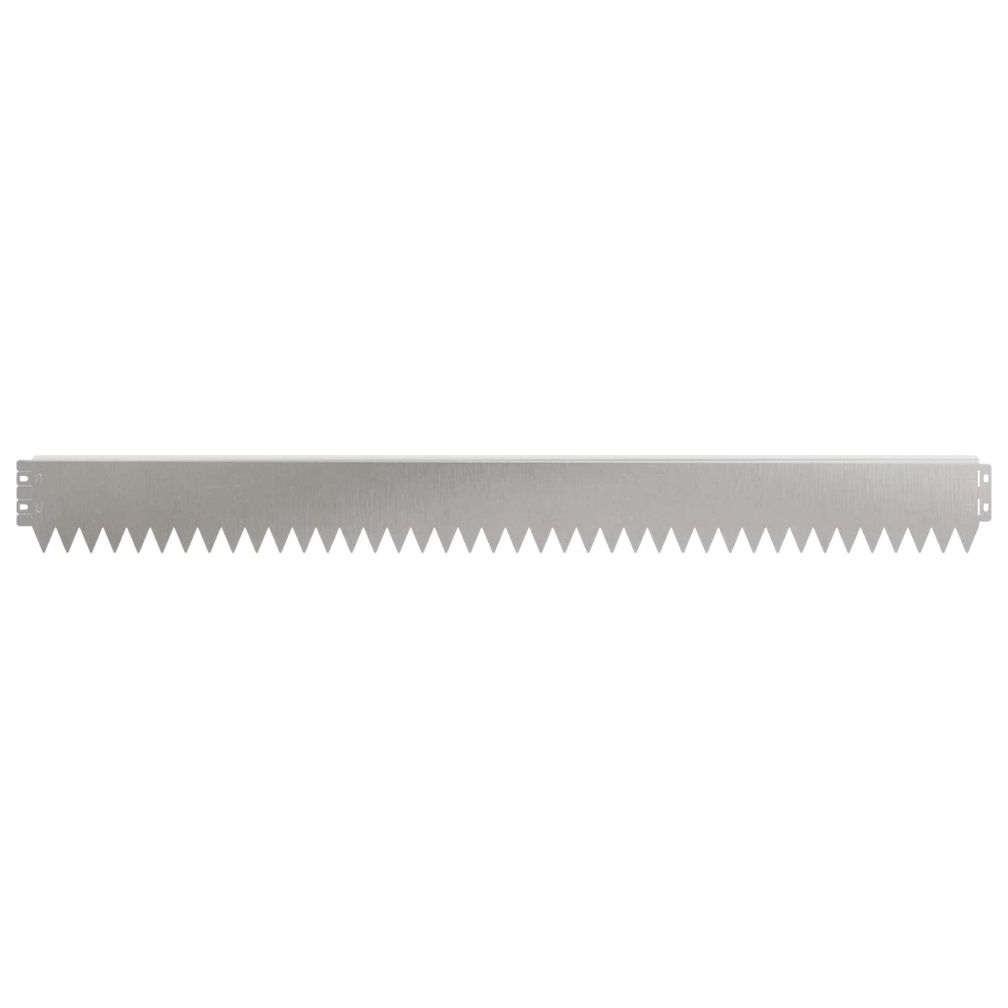 Lawn Edging 10 pcs 103 x 10 cm Steel Silver