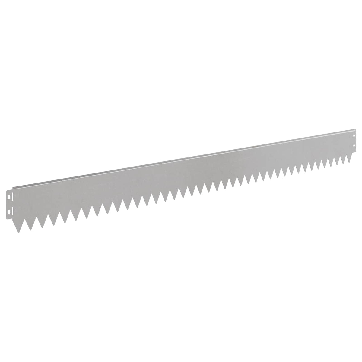 Lawn Edging 20 pcs 103 x 10 cm Steel Silver