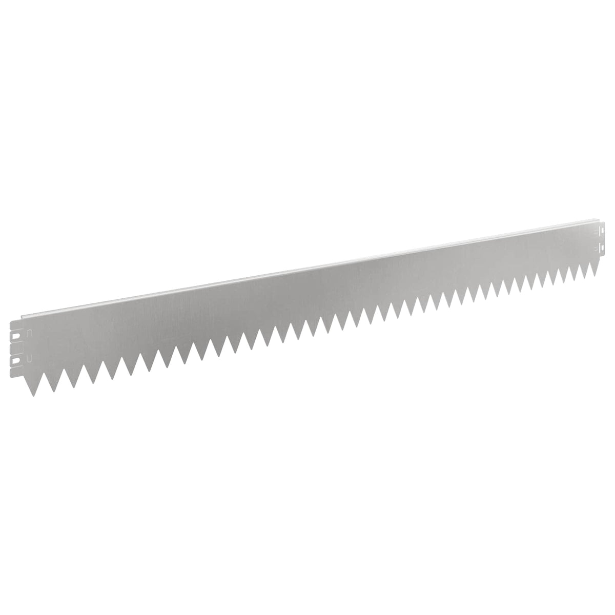 Lawn Edging 50 pcs 103 x 10 cm Steel Silver