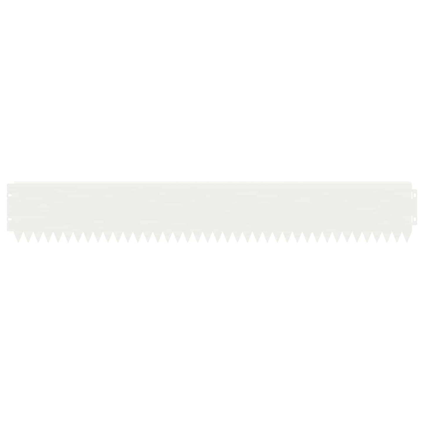 Lawn Edging 20 pcs 103 x 15 cm Steel White