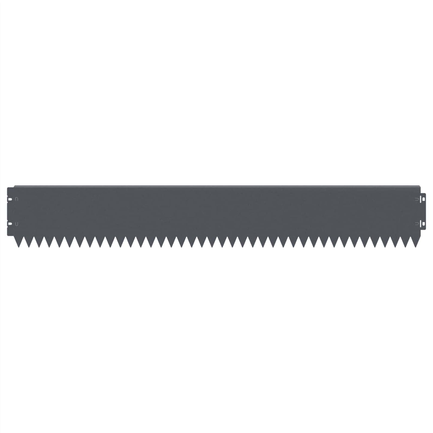 Lawn Edging 10 pcs 103 x 15 cm Steel Anthracite