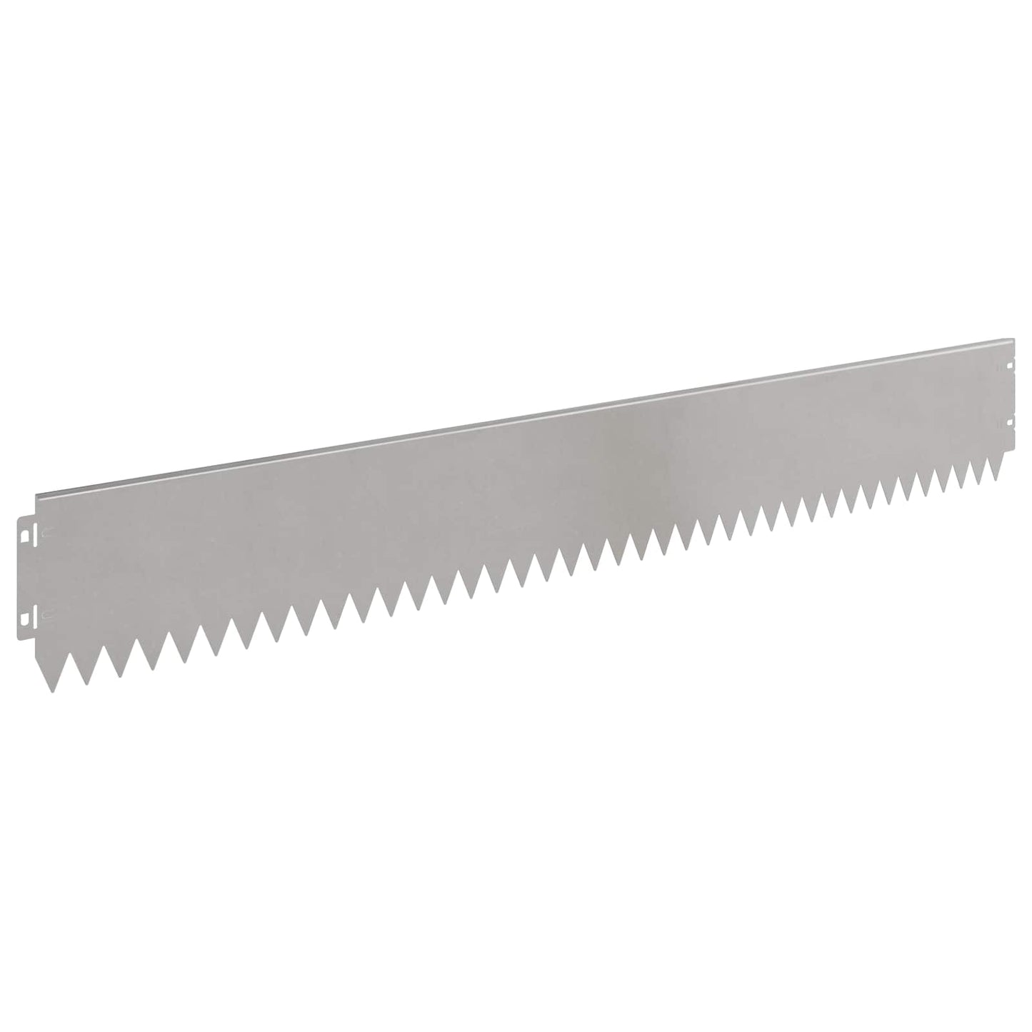 Lawn Edging 20 pcs 103 x 15 cm Steel Silver