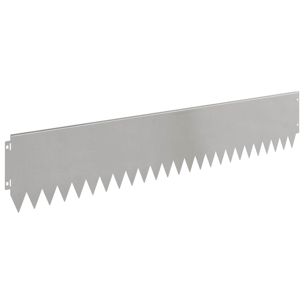 Lawn Edging 20 pcs 103 x 20 cm Steel Silver