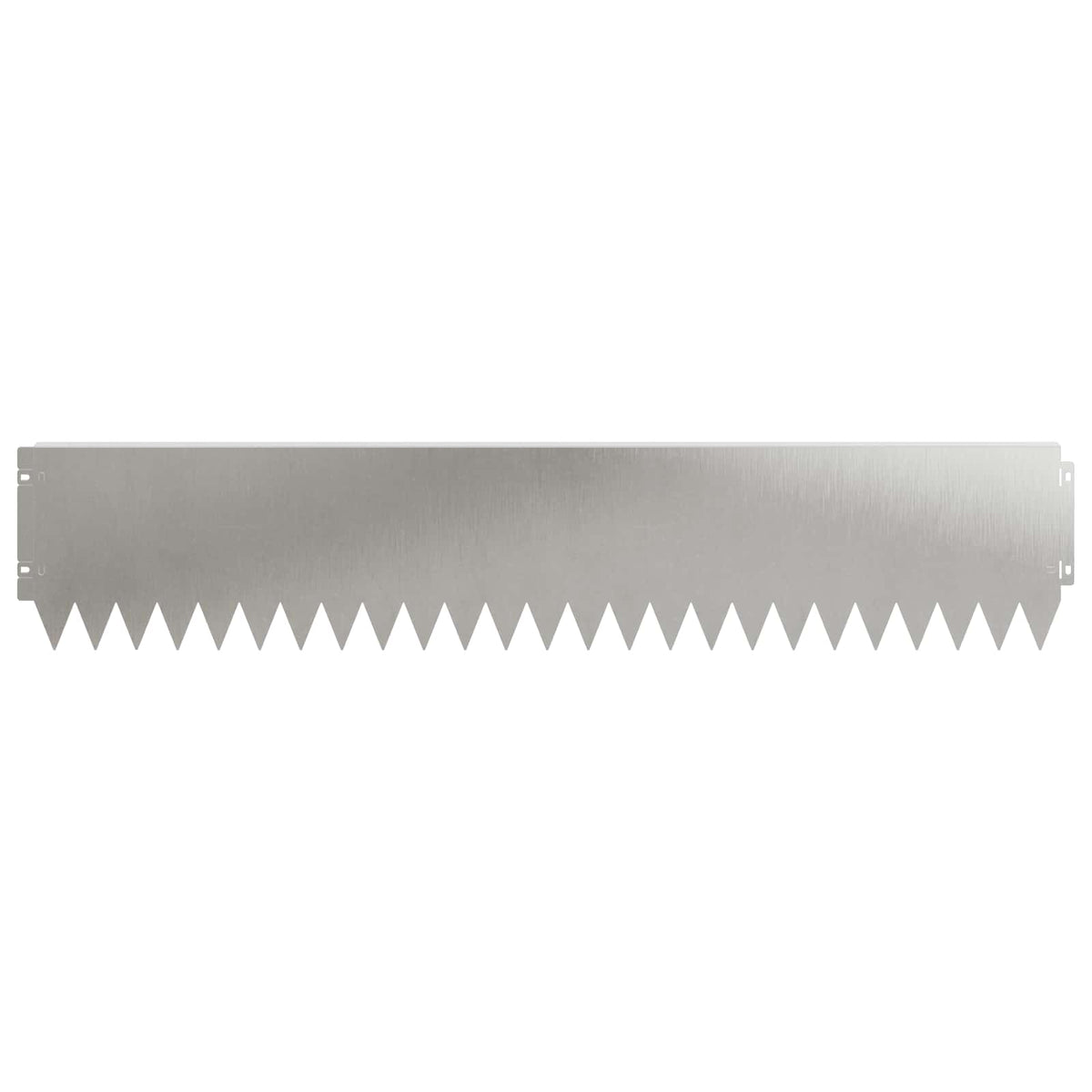 Lawn Edging 20 pcs 103 x 20 cm Steel Silver