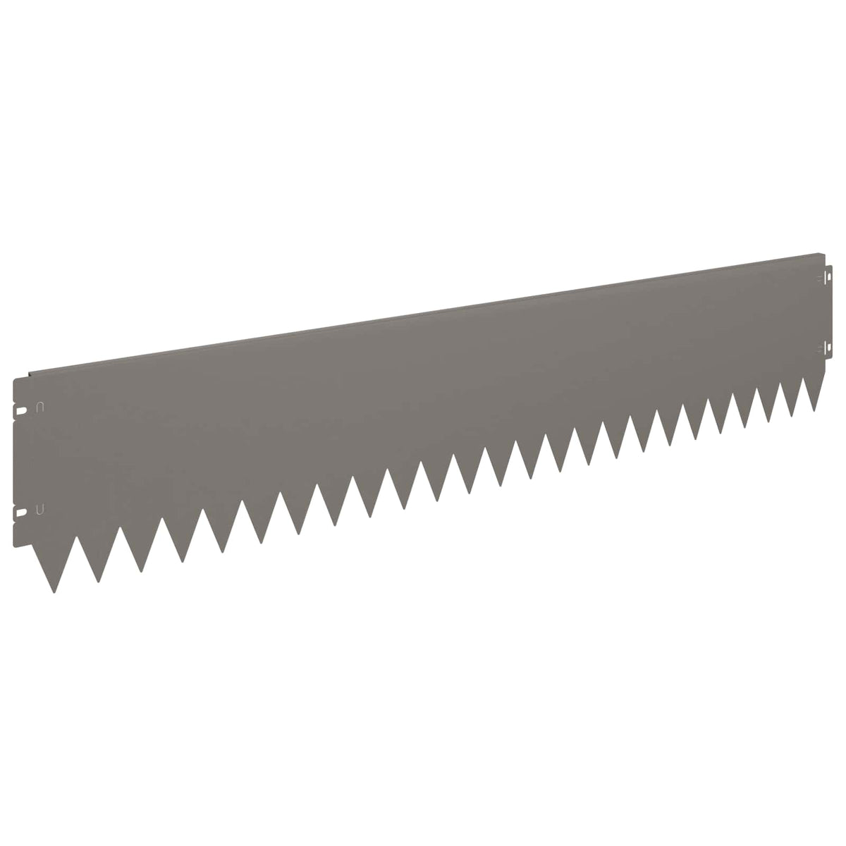 Lawn Edge with Top Bended 10 pcs 103x20cm Steel Rusty