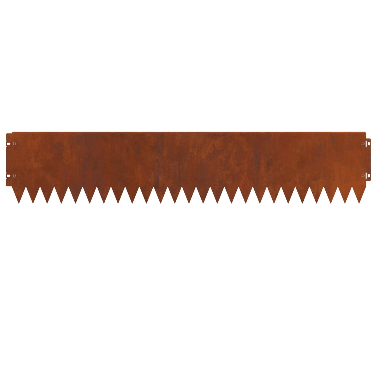 Lawn Edging 20 pcs 103 x 20 cm Steel Rusty