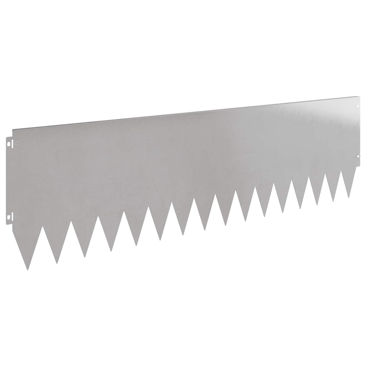 Lawn Edging 20 pcs 103 x 30 cm Steel Silver
