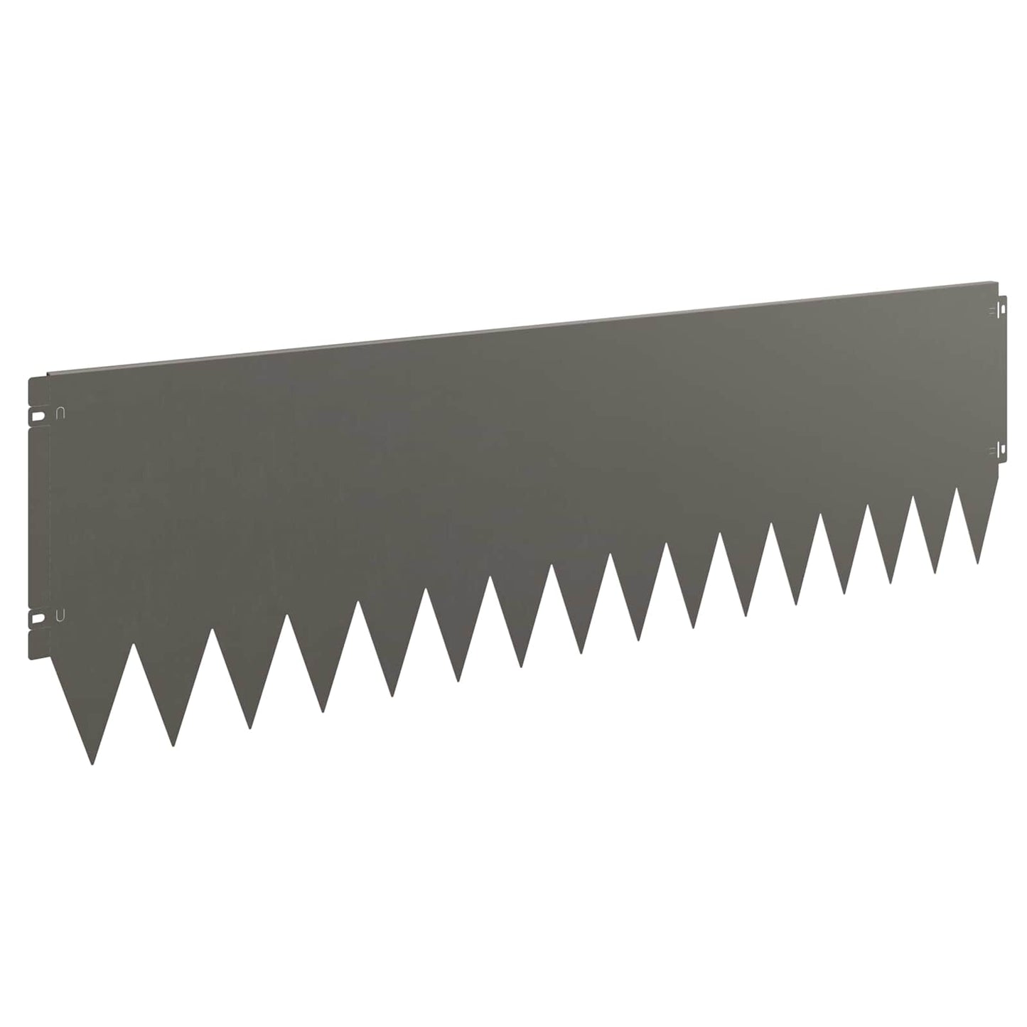 Lawn Edging 20 pcs 103 x 30 cm Steel Rusty