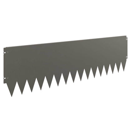 Lawn Edging 20 pcs 103 x 30 cm Steel Rusty