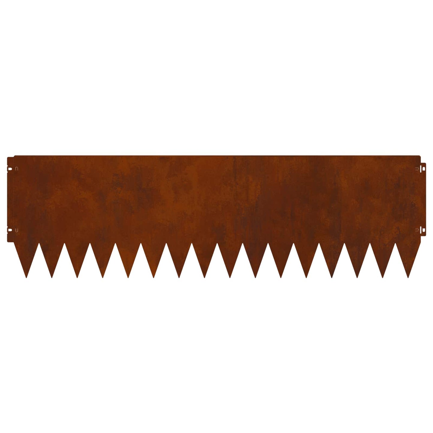 Lawn Edging 20 pcs 103 x 30 cm Steel Rusty
