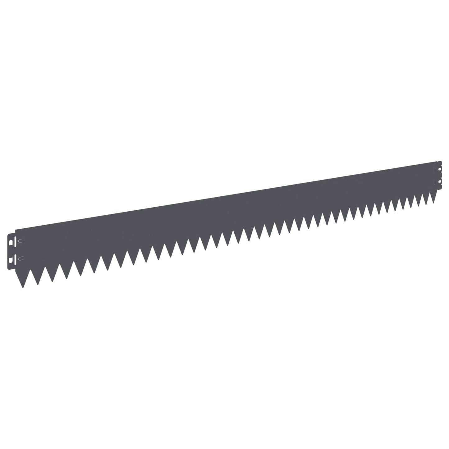 Lawn Edging 10 pcs 103 x 10 cm Steel Anthracite