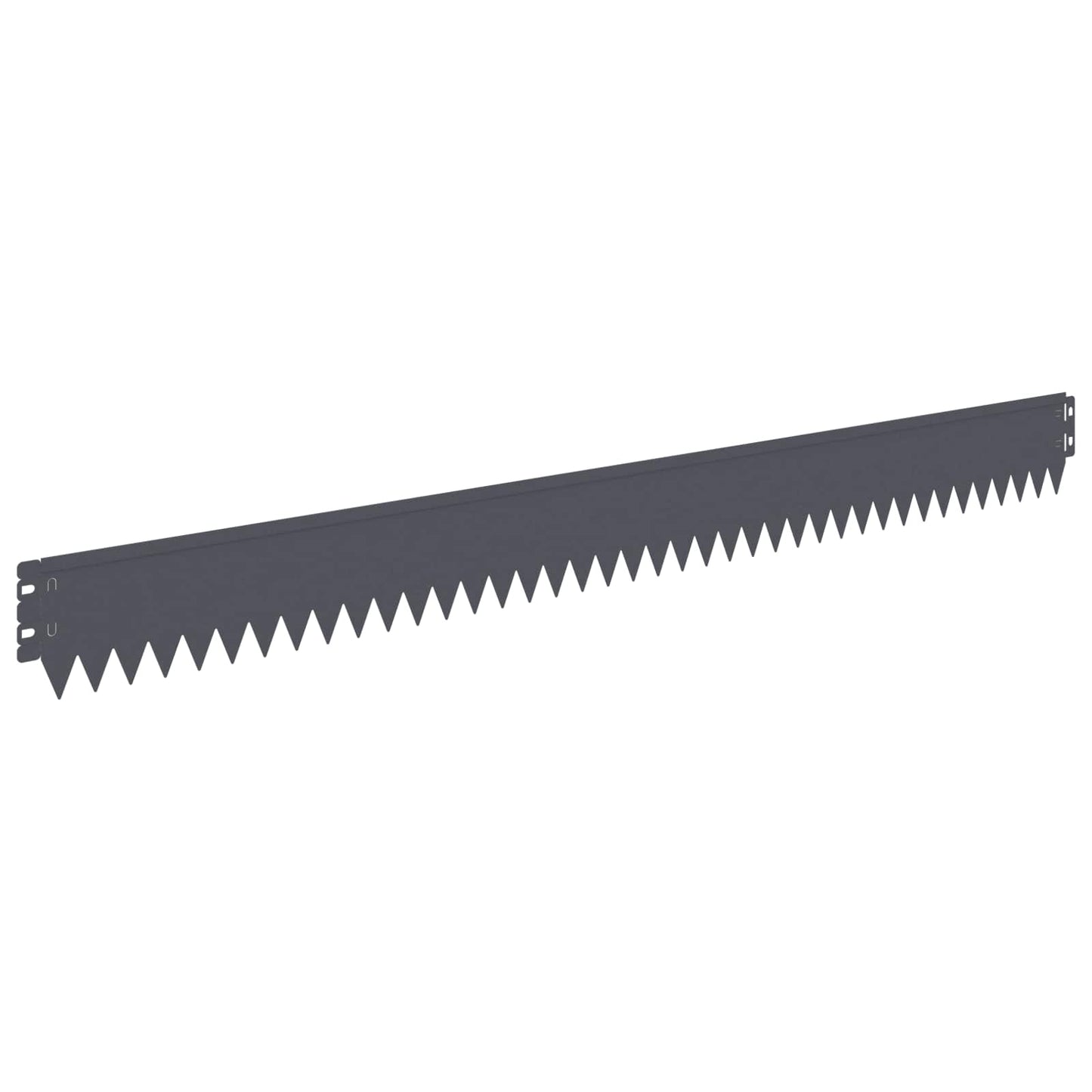Lawn Edging 10 pcs 103 x 10 cm Steel Anthracite