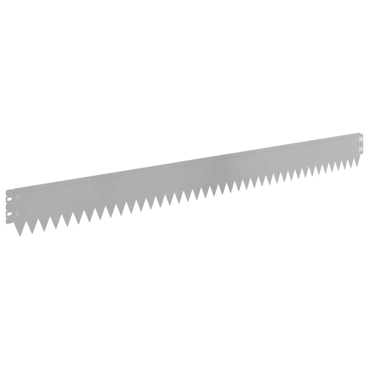 Lawn Edging 20 pcs 103 x 10 cm Steel Silver