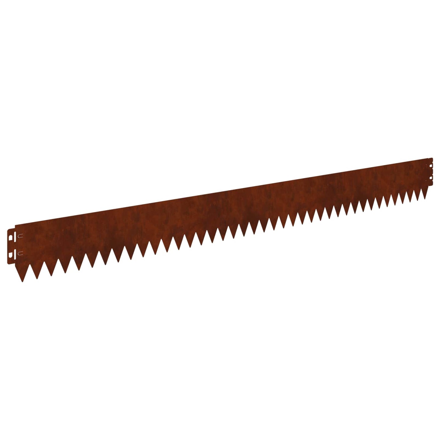 Lawn Edging 30 pcs 103 x 10 cm Steel Rusty