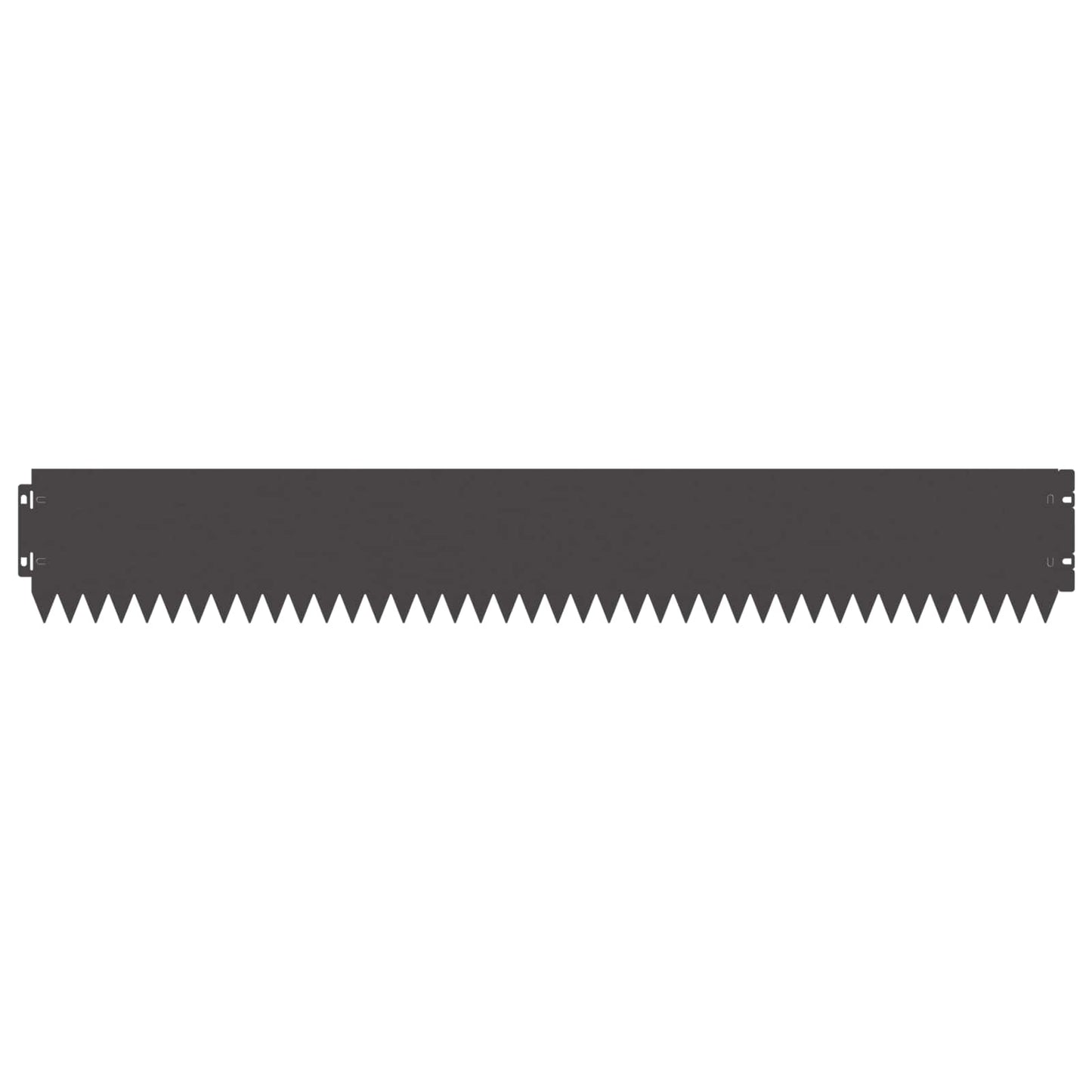 Lawn Edging 30 pcs 103 x 15 cm Steel Black