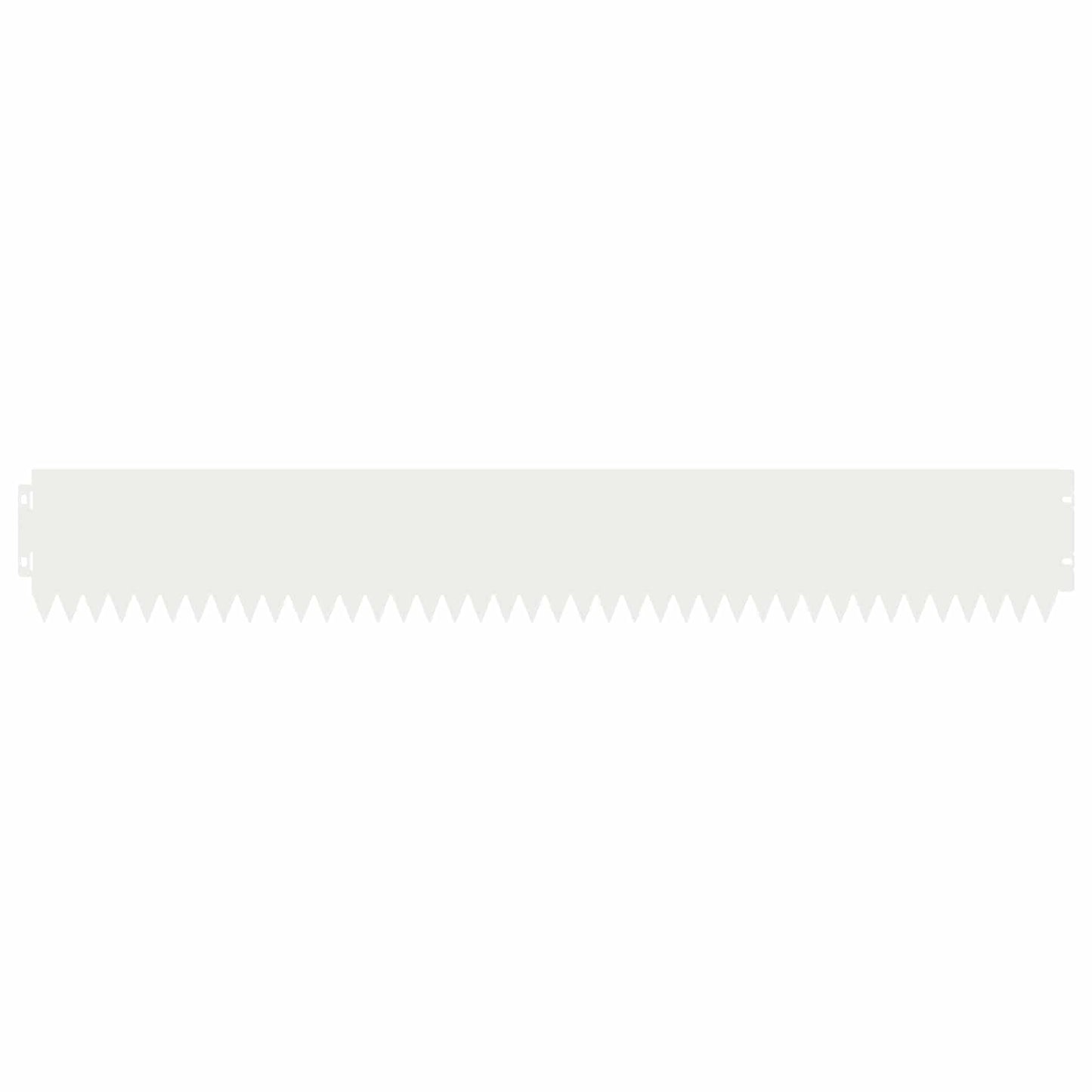 Lawn Edging 10 pcs 103 x 15 cm Steel White