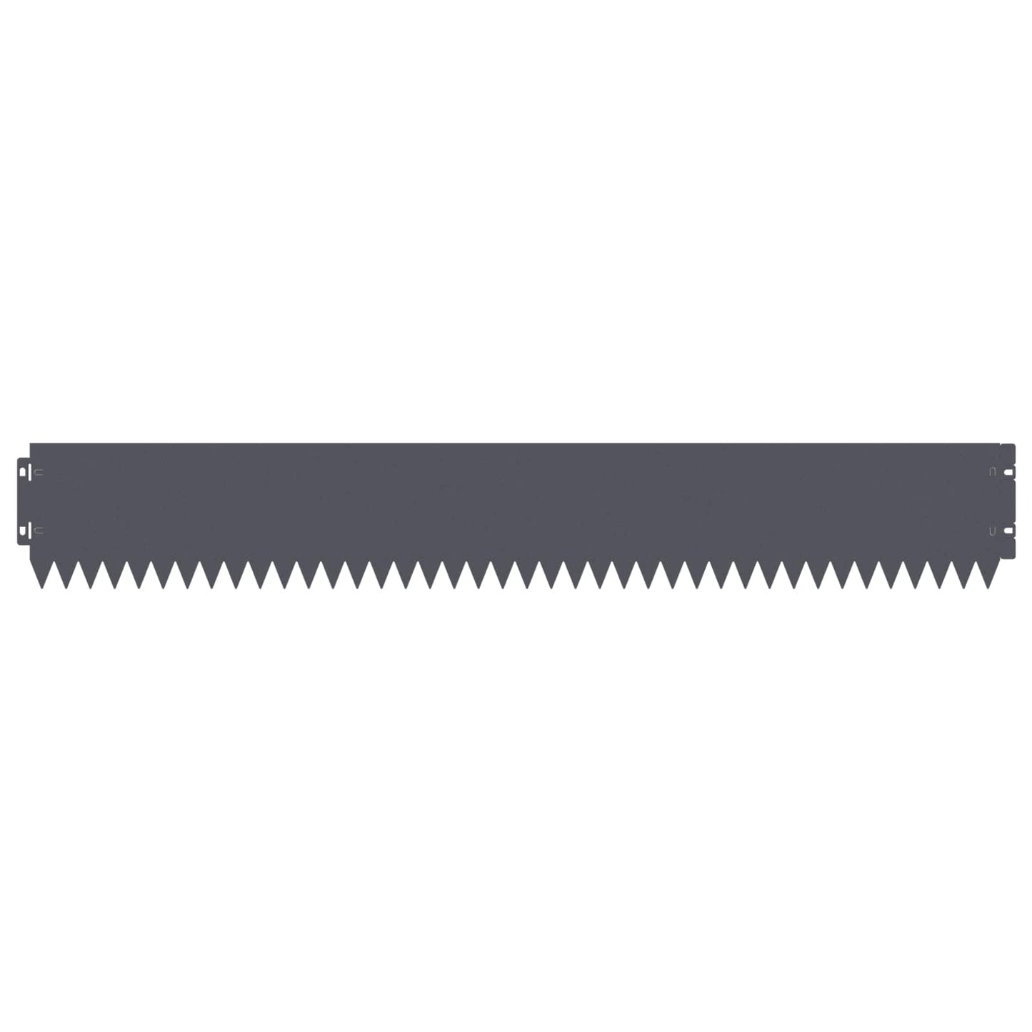 Lawn Edging 20 pcs 103 x 15 cm Steel Anthracite