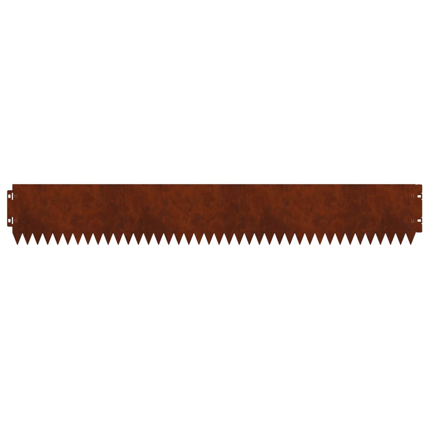 Lawn Edging 20 pcs 103 x 15 cm Steel Rusty