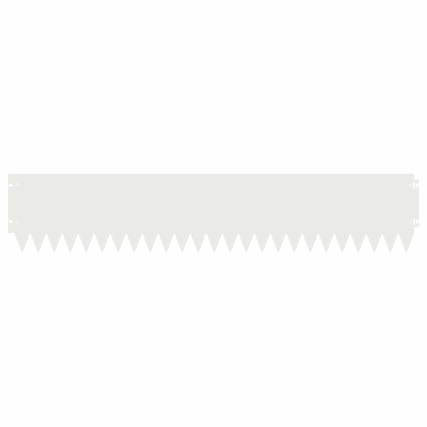 Lawn Edging 30 pcs 103 x 20 cm Steel White