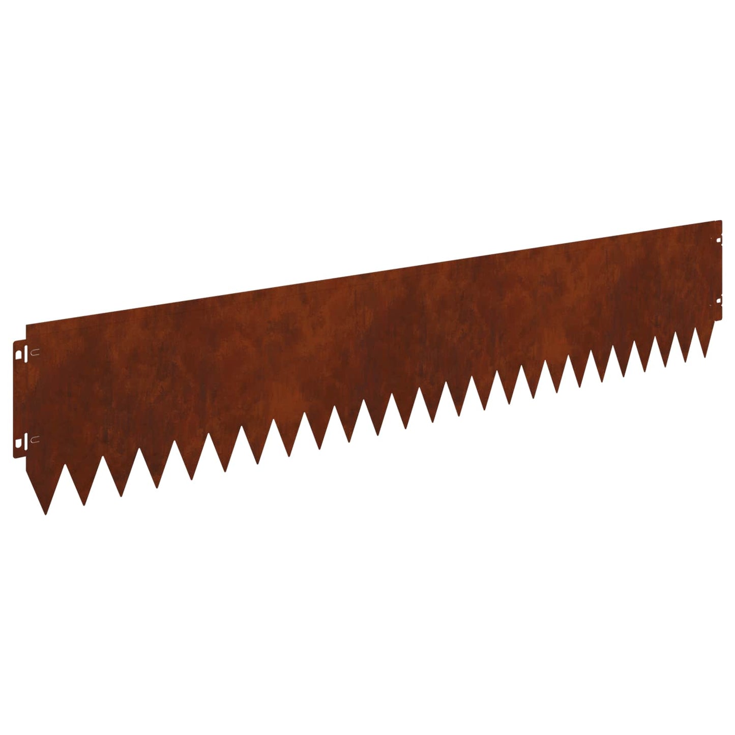 Lawn Edging 30 pcs 103 x 20 cm Steel Rusty