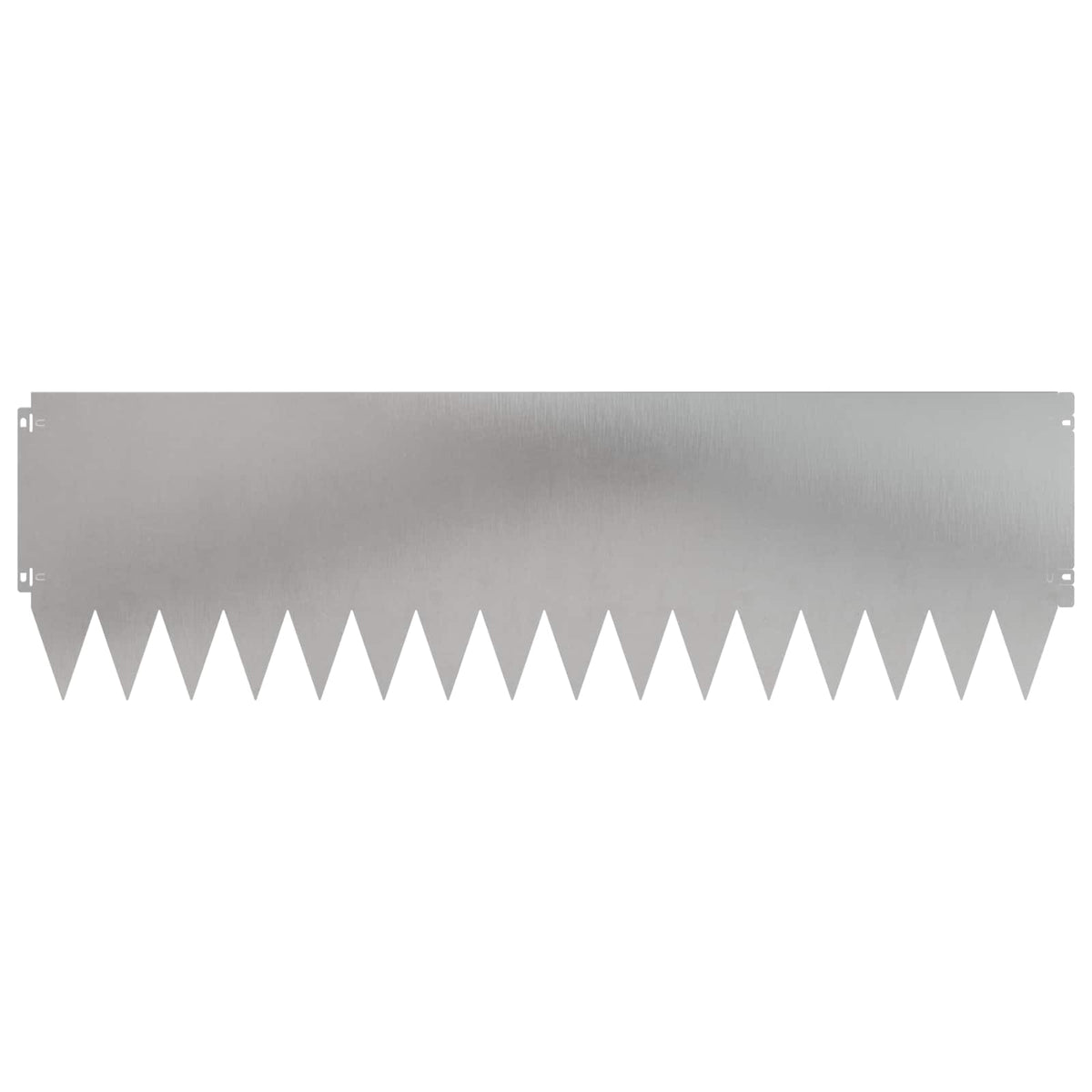 Lawn Edging 20 pcs 103 x 30 cm Steel Silver