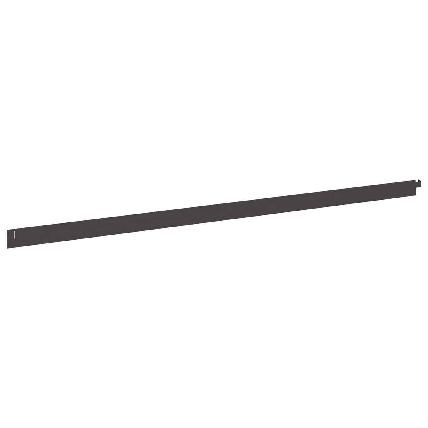 Lawn Edging 20 pcs 102 x 4 x 4 cm Steel Black