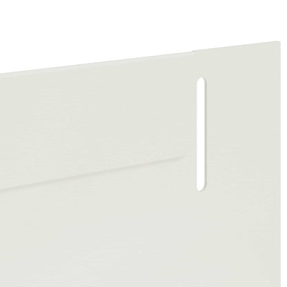 Lawn Edging 20 pcs 102 x 4 x 4 cm Steel White