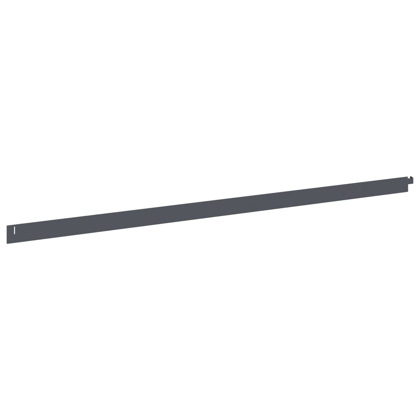 Lawn Edging 30 pcs 102 x 4 x 4 cm Steel Anthracite