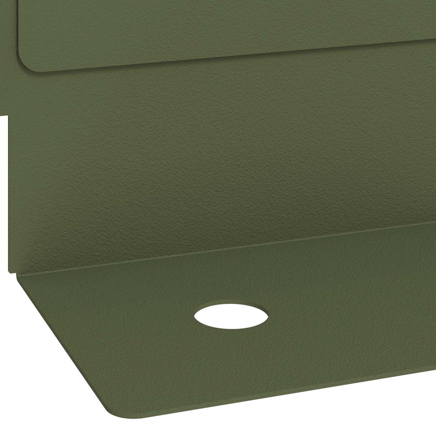 Lawn Edging 20 pcs 102 x 4 x 4 cm Steel Olive Green