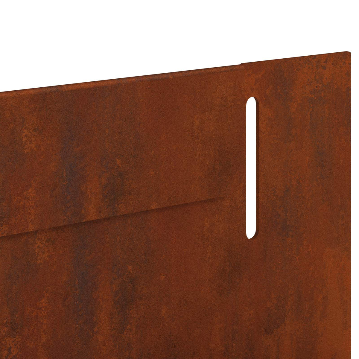 Lawn Edging 50 pcs 102 x 4 x 4 cm Steel Rusty
