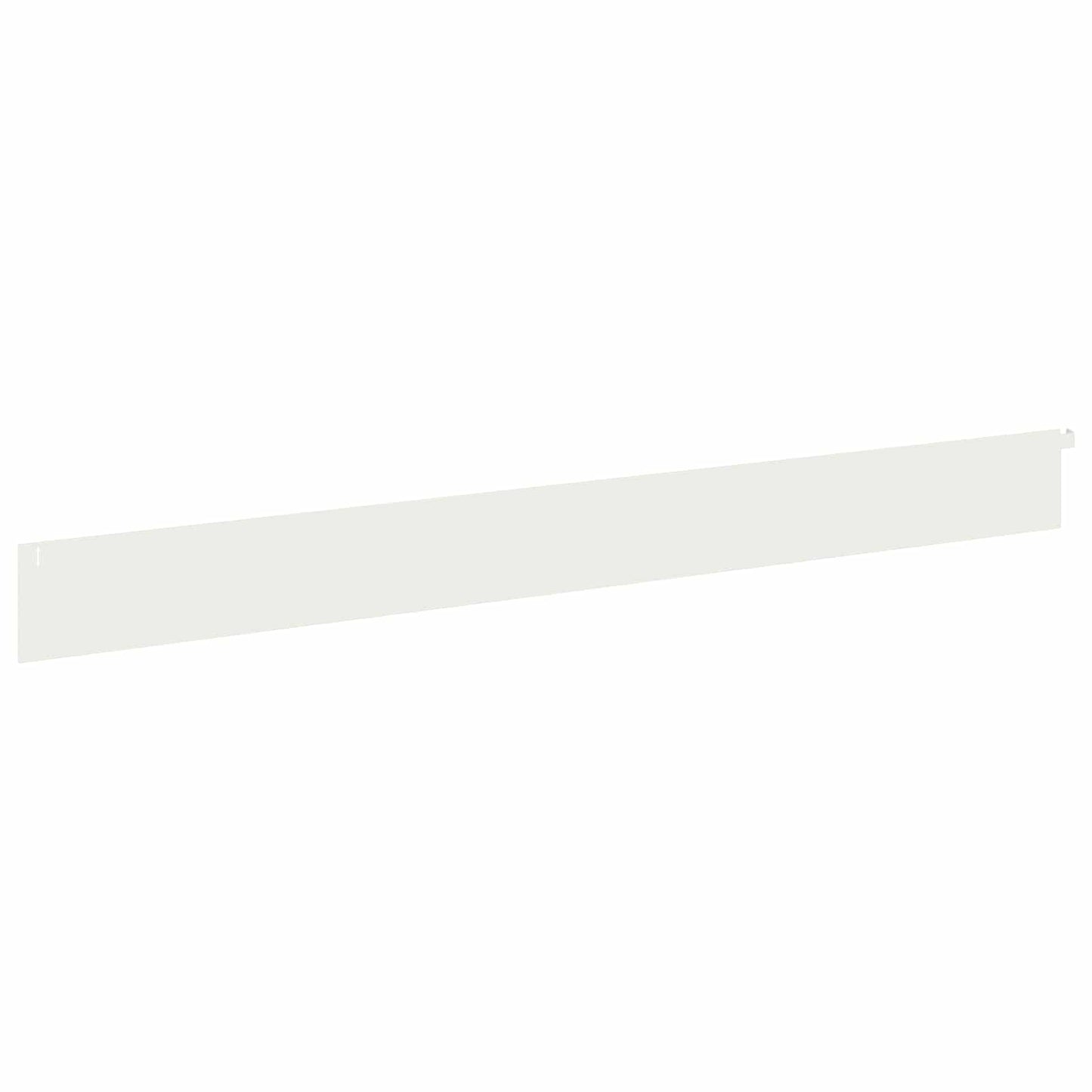 Lawn Edging 20 pcs 102 x 10 x 4 cm Steel White
