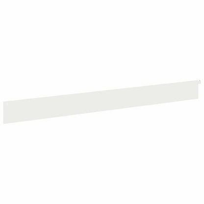 Lawn Edging 20 pcs 102 x 10 x 4 cm Steel White