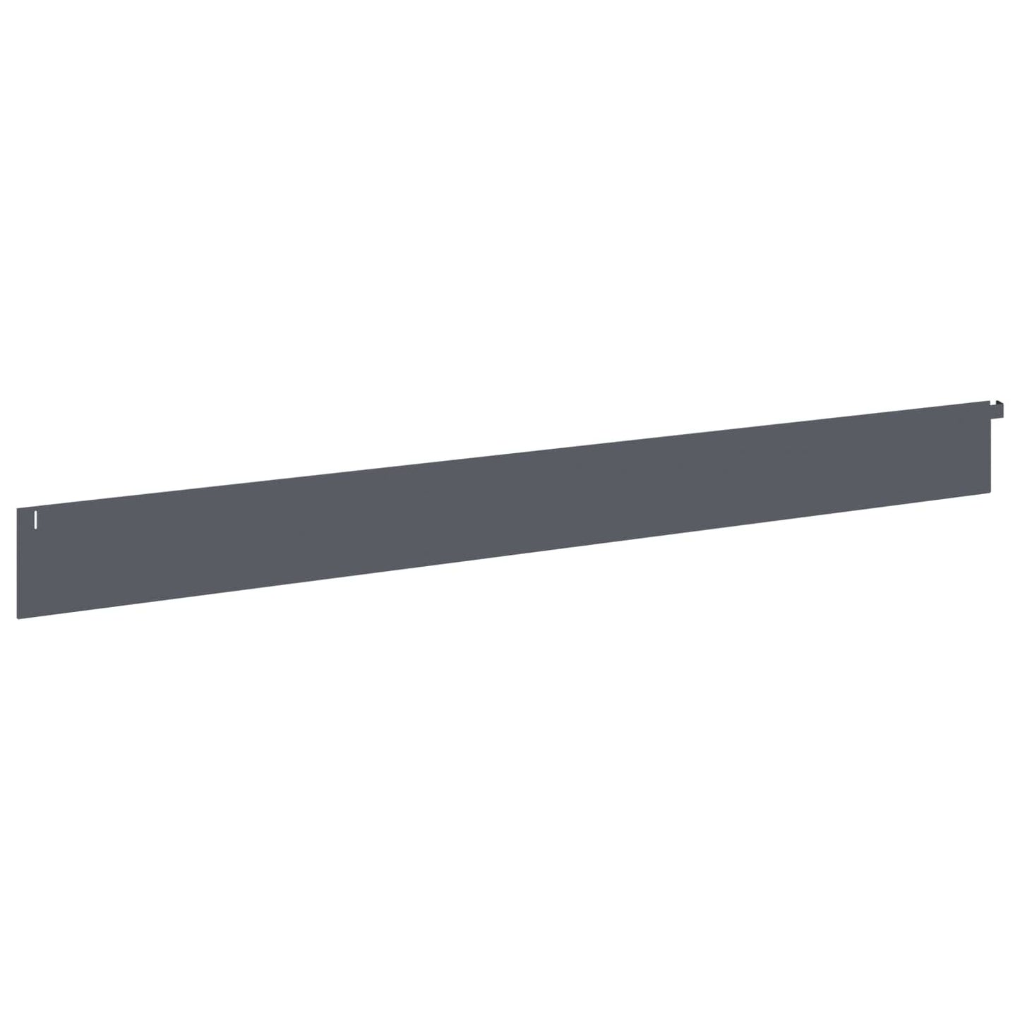 Lawn Edging 30 pcs 102 x 10 x 4 cm Steel Anthracite
