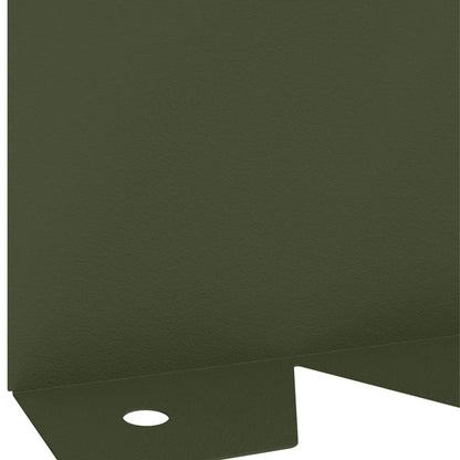 Lawn Edging 30 pcs 102 x 10 x 4 cm Steel Olive Green