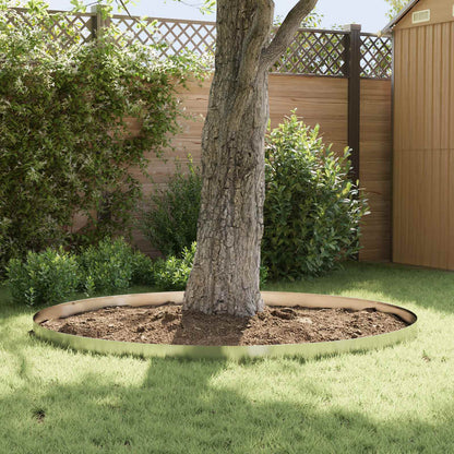 Lawn Edging 30 pcs 102 x 10 x 4 cm Steel Silver