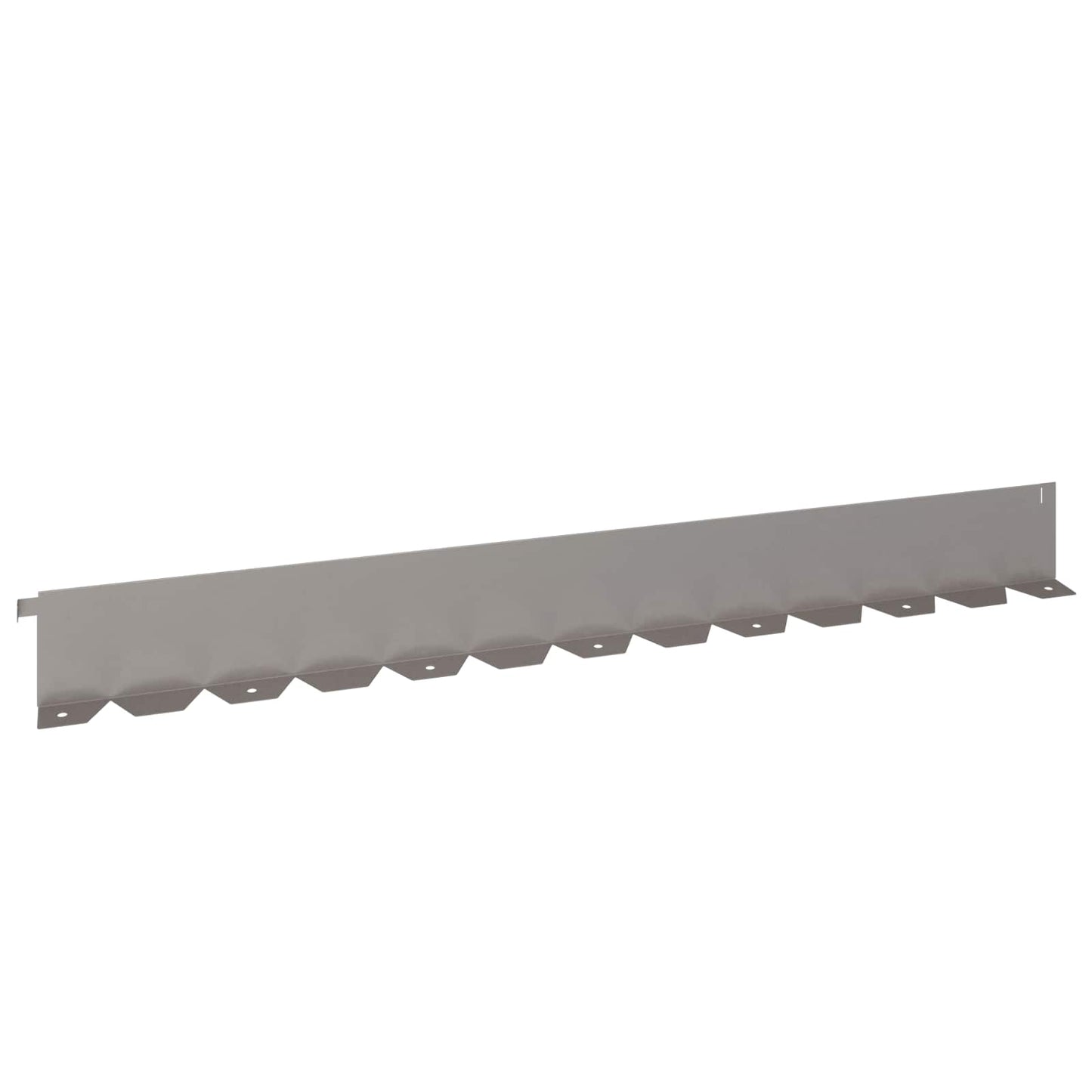 Lawn Edging 10 pcs 102 x 10 x 4 cm Steel Rusty