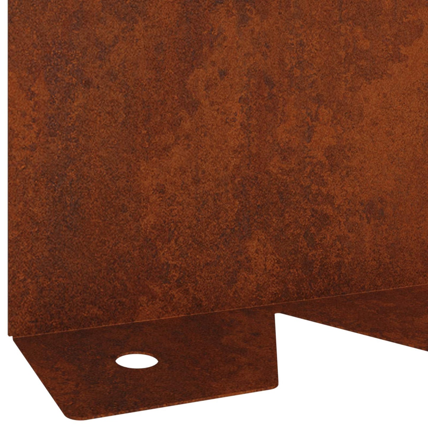 Lawn Edging 30 pcs 102 x 10 x 4 cm Steel Rusty