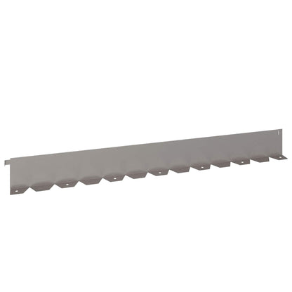 Lawn Edging 30 pcs 102 x 10 x 4 cm Steel Rusty