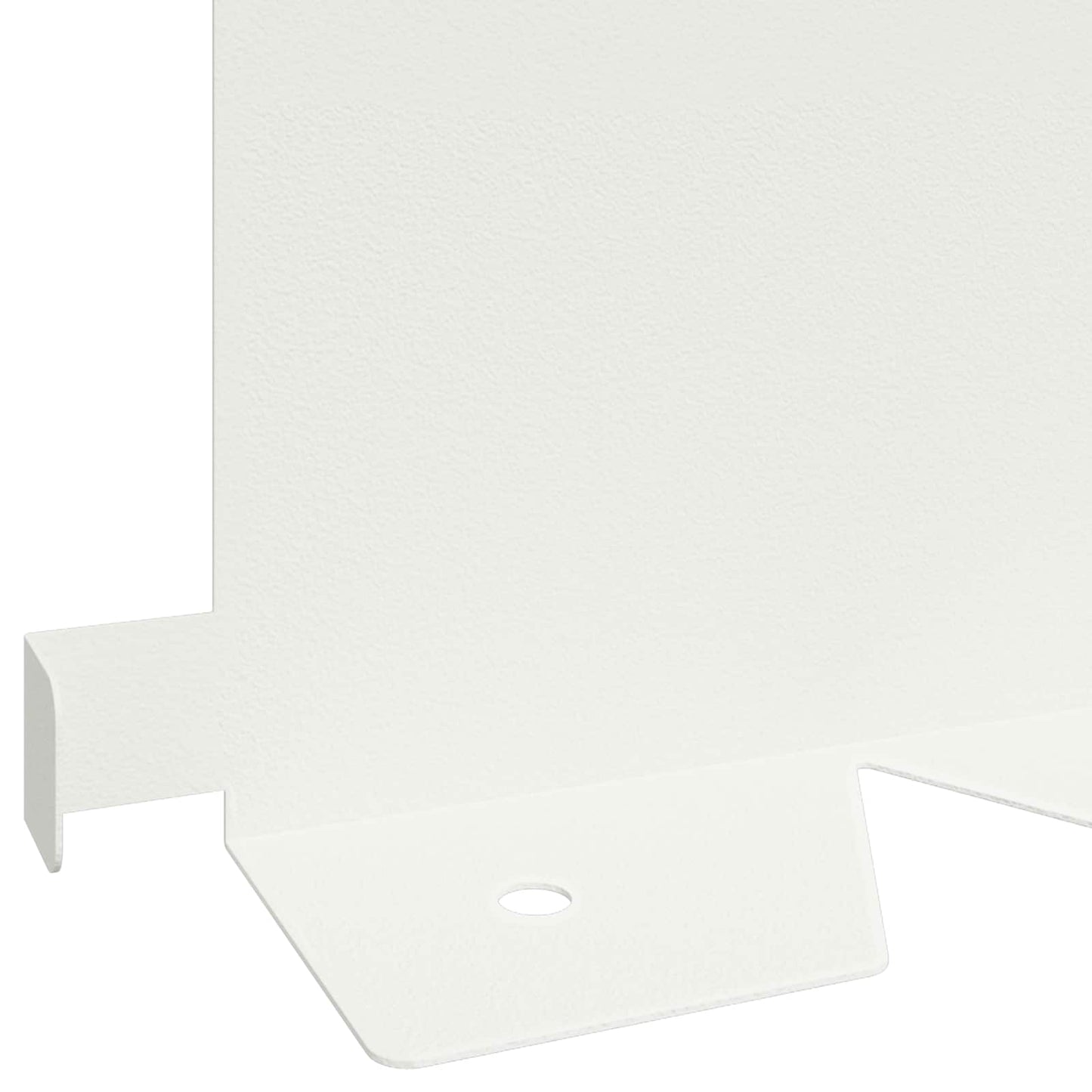 Lawn Edging 10 pcs 102 x 15 x 4 cm Steel White