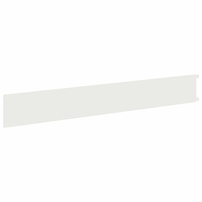 Lawn Edging 10 pcs 102 x 15 x 4 cm Steel White