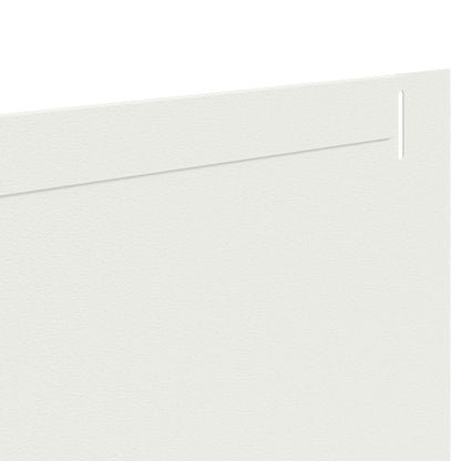 Lawn Edging 30 pcs 102 x 15 x 4 cm Steel White