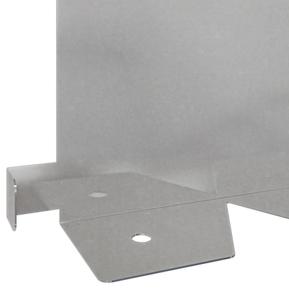 Lawn Edging 20 pcs 102 x 15 x 4 cm Steel Silver