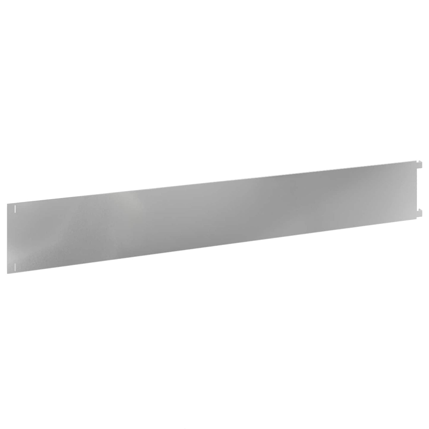 Lawn Edging 10 pcs 102 x 15 x 4 cm Steel Silver