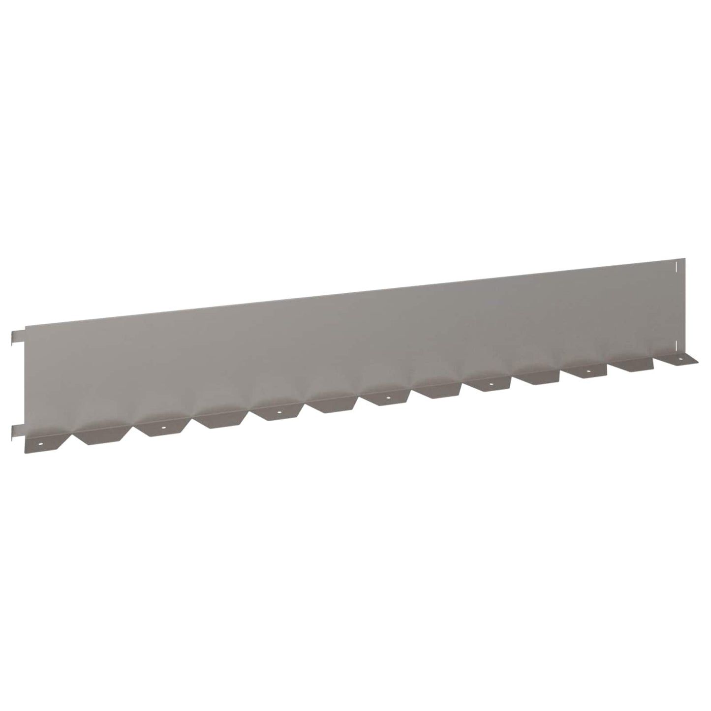 Lawn Edging 30 pcs 102 x 15 x 4 cm Steel Rusty