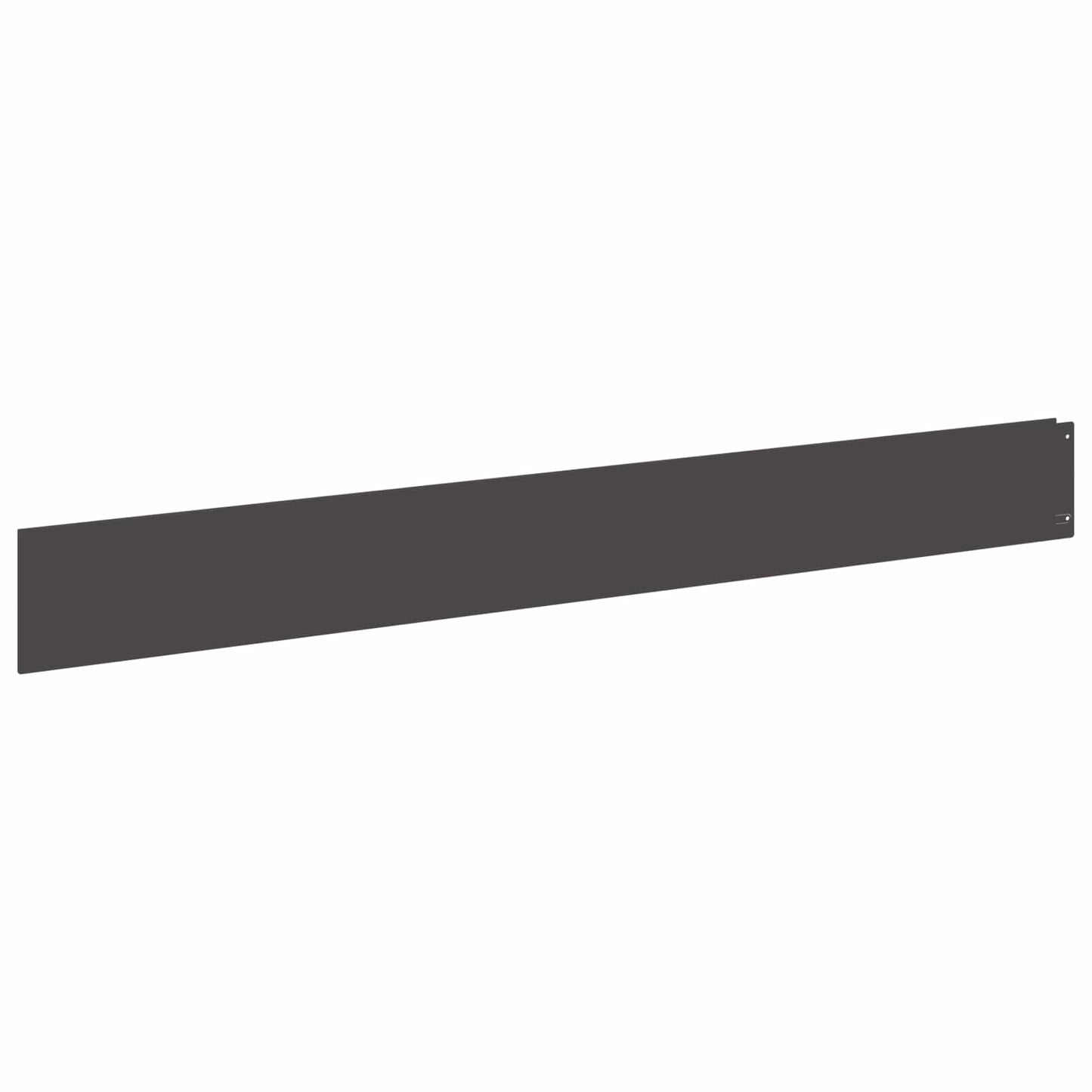 Lawn Edging 30 pcs 100 x 12 cm Steel Black