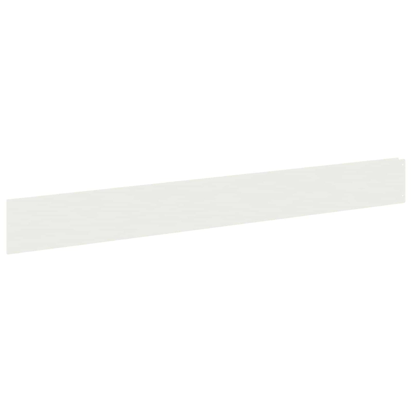 Lawn Edging 20 pcs 100 x 12 cm Steel White