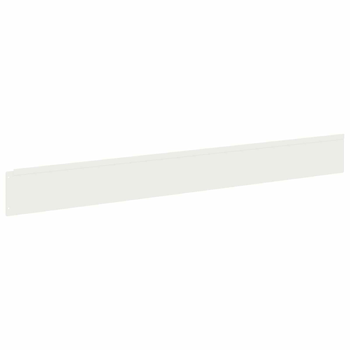 Lawn Edging 30 pcs 100 x 12 cm Steel White