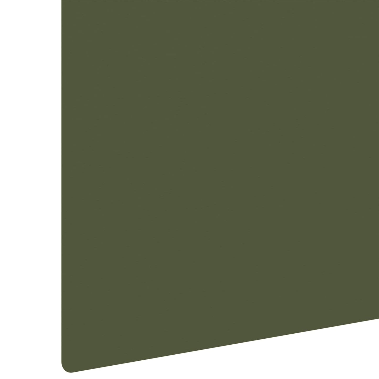 Lawn Edging 10 pcs 100 x 12 cm Steel Olive Green